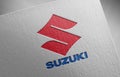 Suzuki_1 on paper texture Royalty Free Stock Photo